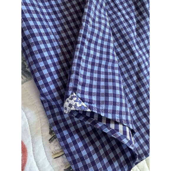 Robert Graham Men’s Button Down Shirt-tailored Fit Size 46/18 XL - Picture 10 of 10